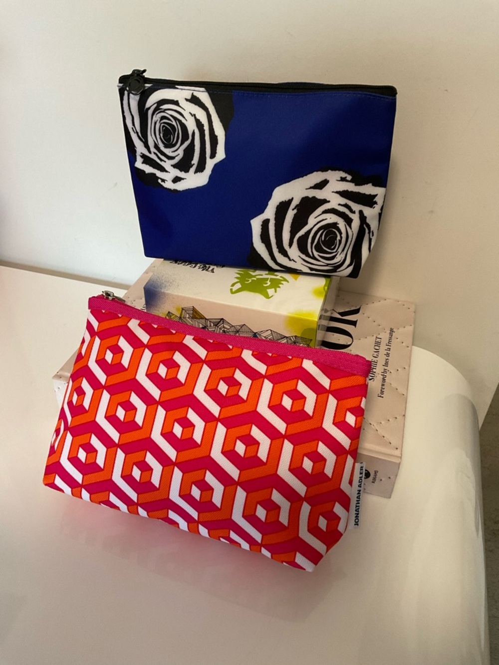 Jonathan Adler and  Lancôme Cosmetic Pouches